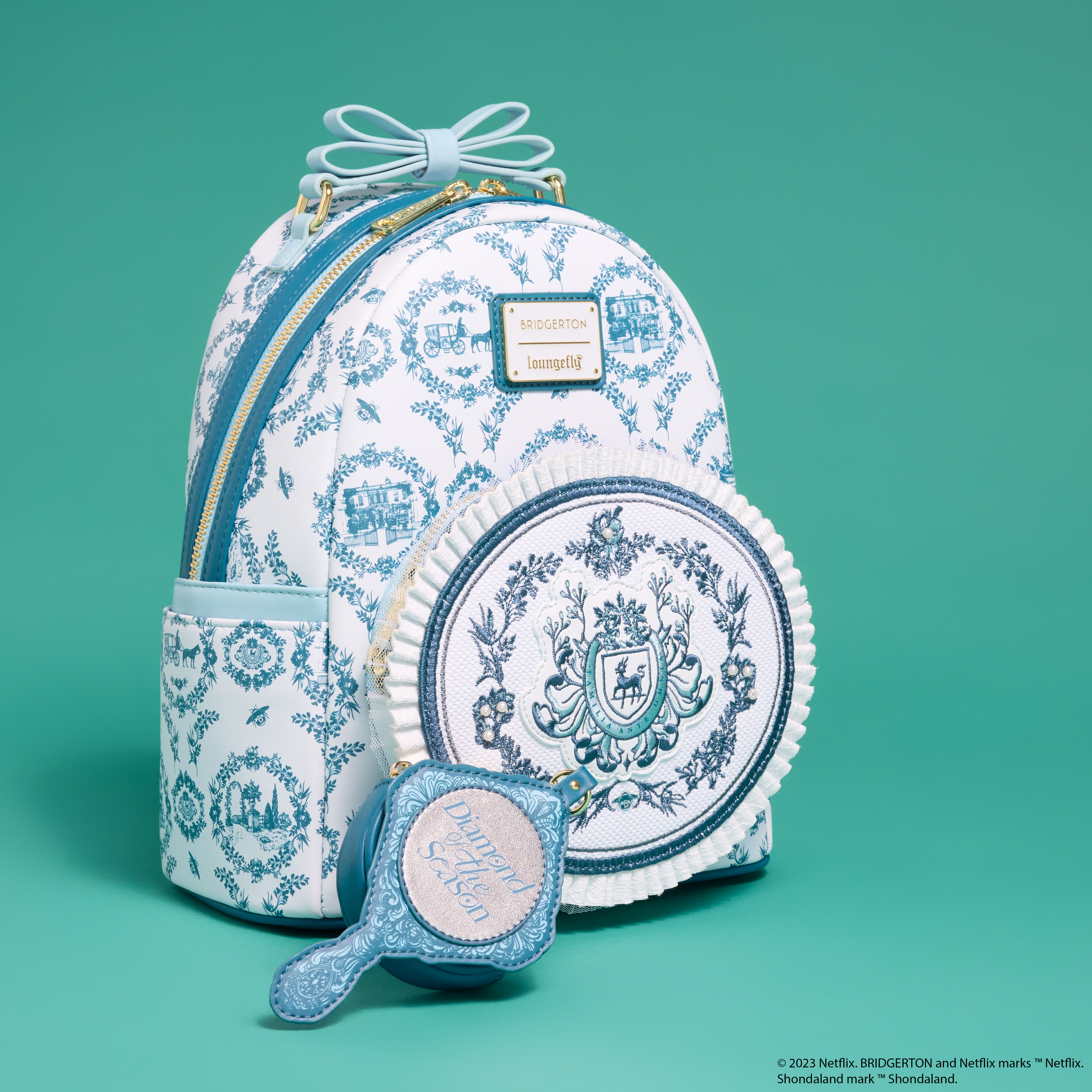 Bridgerton Exclusive Diamond of the Season Mini Backpack - Image 3
