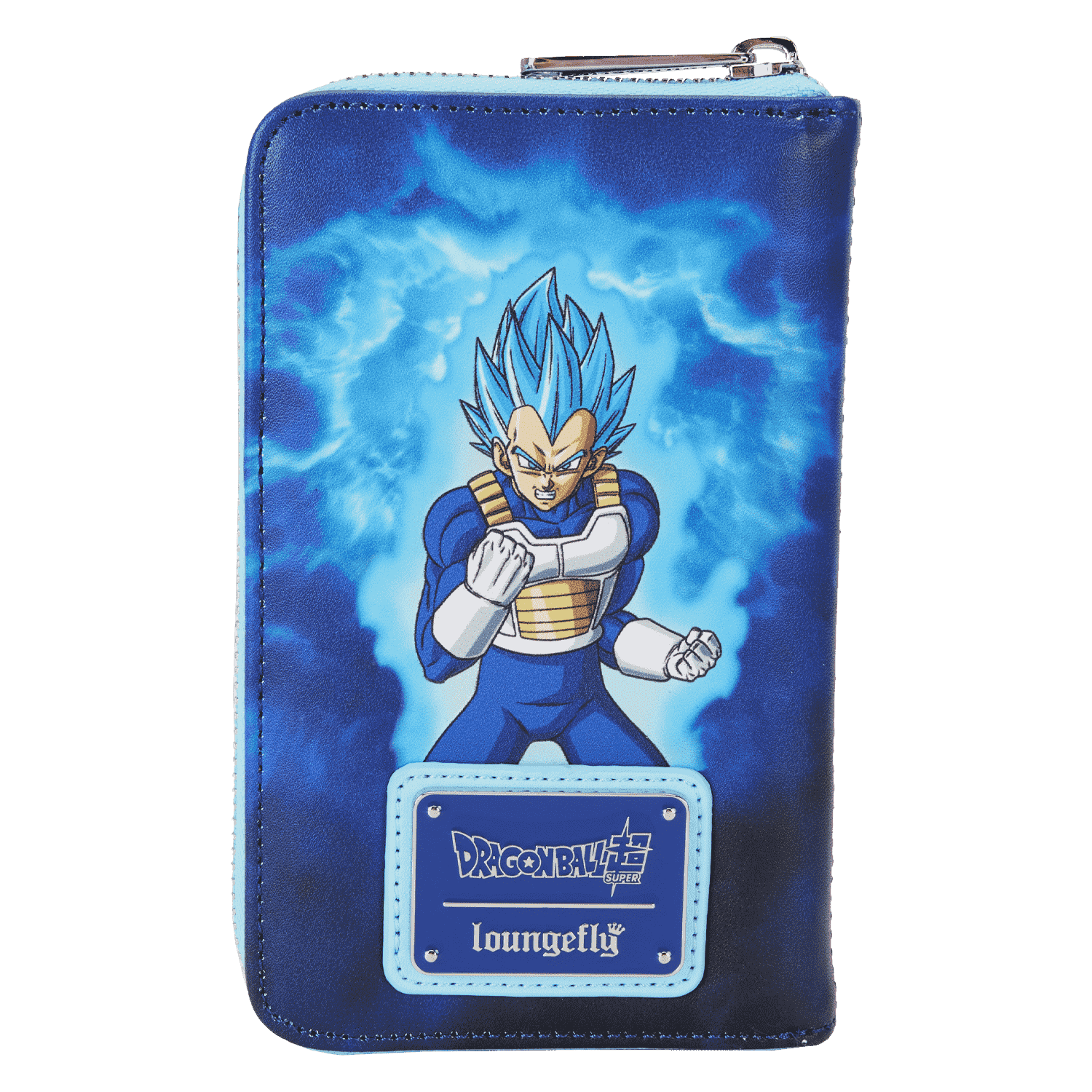 Dragon Ball Exclusive Goku & Vegeta Super Saiyan Blue Glow Zip Around Wallet - Image 2