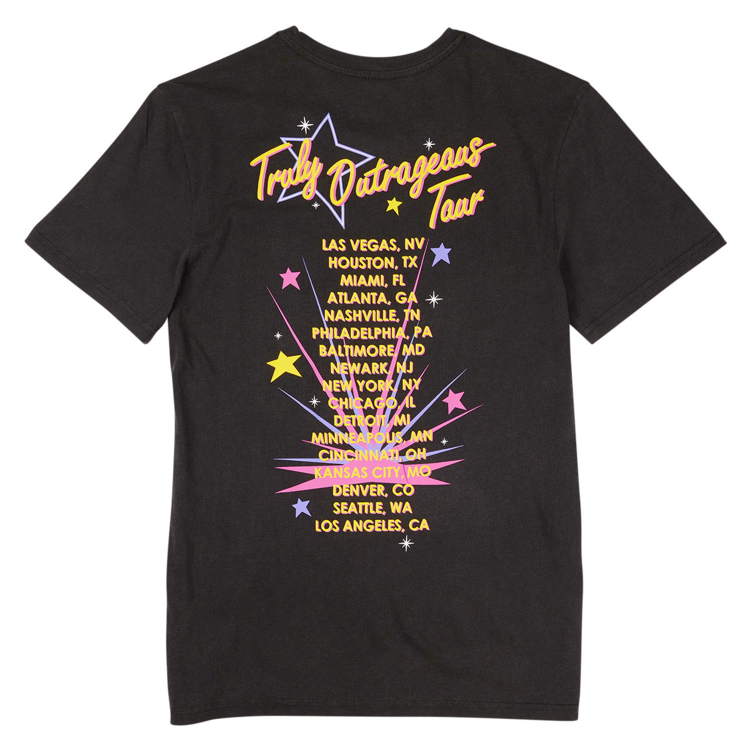 Jem and the Holograms Concert Tour Unisex Tee - Image 4