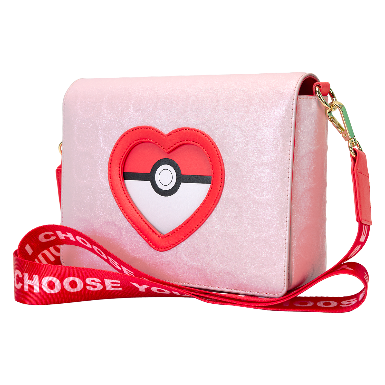 Pokémon Exclusive I Choose You Hearts Crossbody Bag - Image 5