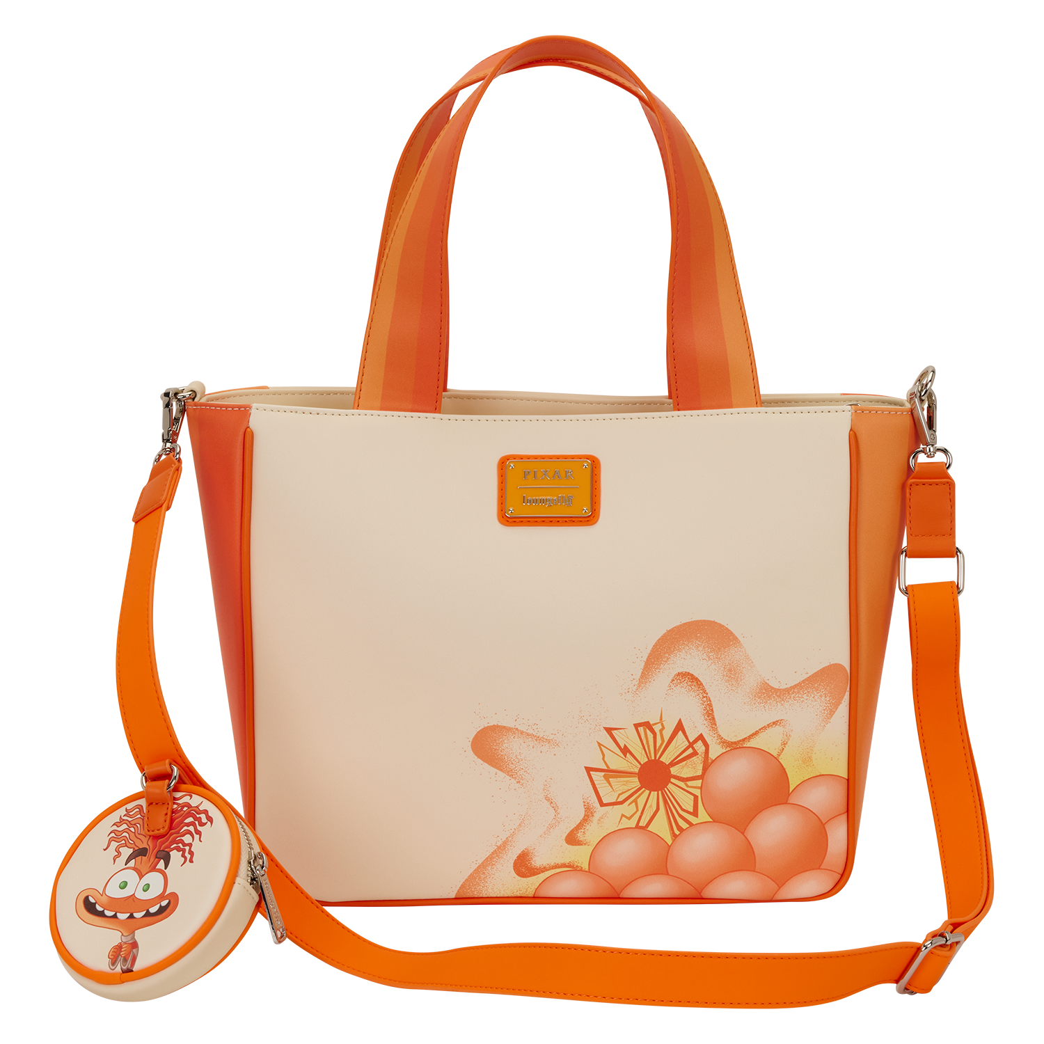 Inside Out 2 Anxiety Tote Crossbody Bag with Coin Bag - Image 7